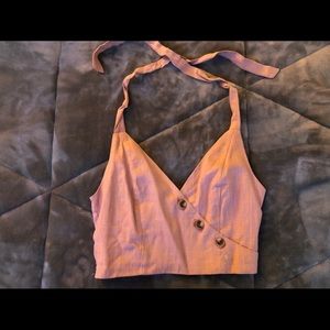 pink halter top